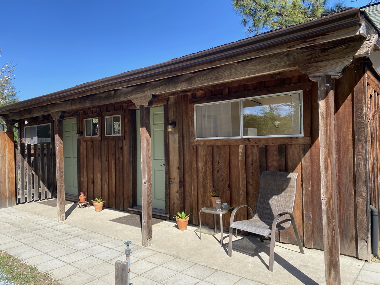 Front of cottage
